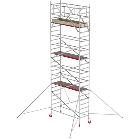 Altrex Fahrger St Rs Tower Plus Aluminium Ohne Safe Quick Mit Holz