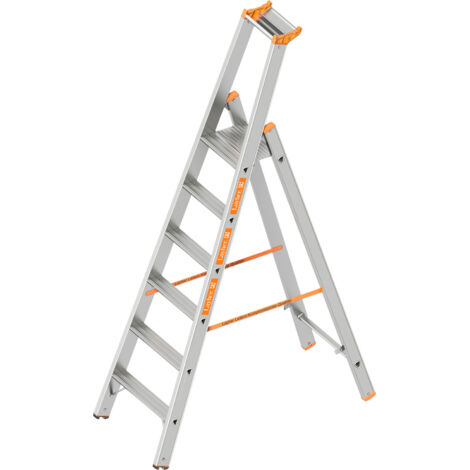 Layher Topic 1064 Stufenstehleiter 6 Stufen