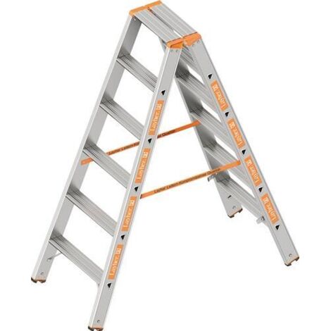 Layher Topic 1043 Stufenstehleiter 2x6 Stufen