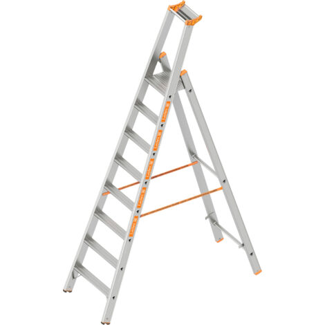 Layher Topic 1064 Stufenstehleiter 8 Stufen