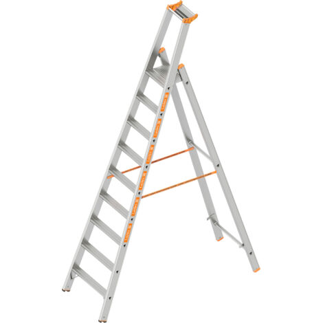 Layher Topic 1064 Stufenstehleiter 9 Stufen
