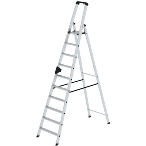 MUNK Stehleiter mit ergo-pad 10 Stufen