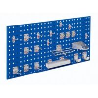 Kappes ®RasterPlan Einsteigerset 7 1x Lochplatte 1000x450mm 1x Werkzeughaltersortiment 21-teilig Enzianblau RAL 5010