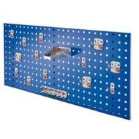 Kappes ®RasterPlan by ABAX Einsteigerset 5 1x Lochplatte 1000x450mm 1x Werkzeughaltersortiment 15-teilig Enzianblau RAL 5010