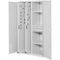 Kappes ®RasterPlan Vertikalschränke 1950x1000x600mm Modell 81 Doppelwandtüren lichtgrau