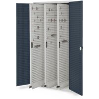 Kappes ®RasterPlan Vertikalschränke 1950x1000x600mm Modell 85 Lochplattentüren anthrazitgrau