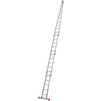Siedra Glasreinigerleiter 159 mit 23 Stufen - 8x Stufen Oberteil 2x5 Stufen Mittelteil und 5x Stufen Unterteil