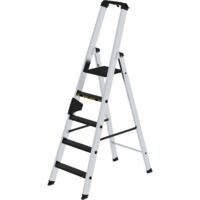 MUNK Stehleiter mit clip-step R13 250kg, 5 Stufen