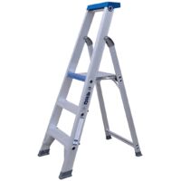 ASC Stufenstehleiter BT-3 einseitig 3 Stufen mit 2,75m Arbeitshöhe