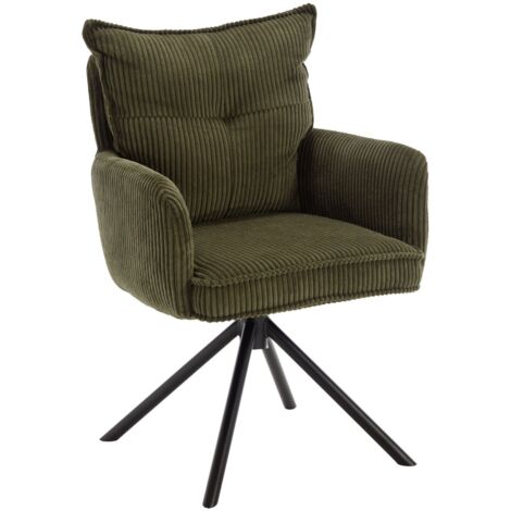 Wahson Silla de Oficina en Tela Silla de Ordenador Giratoria Ocasional Moderna Cómoda Silla de Escritorio para Casa Oficina, Verde