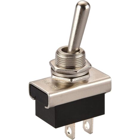 Interruttore A Levetta Metallico 12V 25A 2 Posizioni - Impermeabile Con Copertura In Gomma (2 Pezzi) - Foto 10