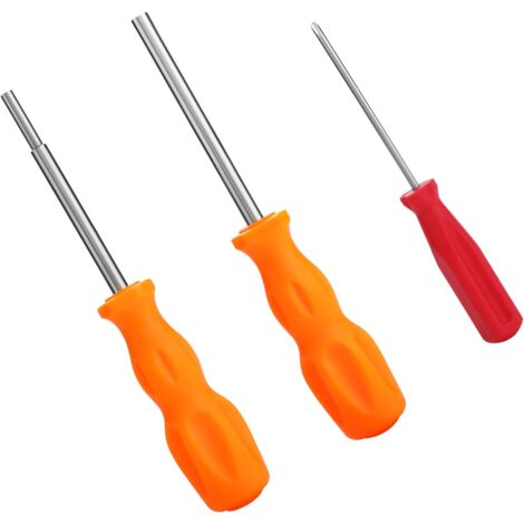 Gamebit-Sicherheitsschraubendreher-Set mit 3 Stück – 3,8 mm und 4,5 mm – Sicherheitsschraubendreher und 2,5 mm-Schraubendreher – für Super Nintendo, SNES, N64-Spielekassetten (1/5)