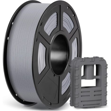 1,75 mm ASA-Filament, wetter- und hitzebeständig, 3D-Drucker-Filament, geeignet für den Druck von Funktionsteilen im Freien, Maßgenauigkeit +/- 0,02 mm, 1 kg Spule, Grau (1/5)