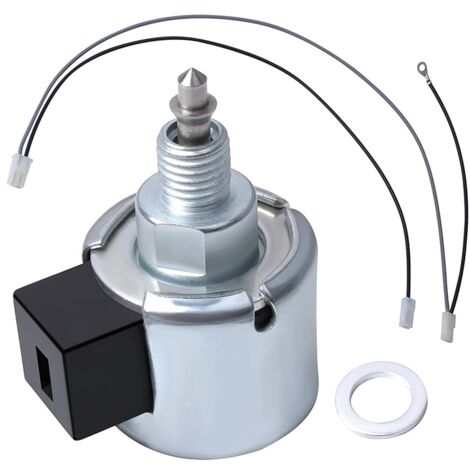 846639 Kraftstoffabschaltmagnet mit Dichtungsersatz für Briggs und Stratton FS-33R877-A1 Gartenmotor (1/5)