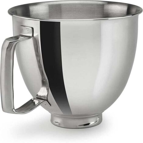 KitchenAid Edelstahl-Rührschüssel Kaishanyi Kochmaschinenzubehör K5THSBP für 5QT mit Griff (1/4)