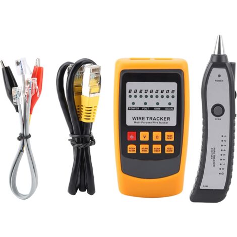 Kabel-Tracker-Leitungsdetektor, Multifunktions-Kabel-Tracker GM60, tragbarer schneller LAN-Netzwerk-Kabeltester, Leitungsfinder, Kabel-Tracking-Tool (1/5)