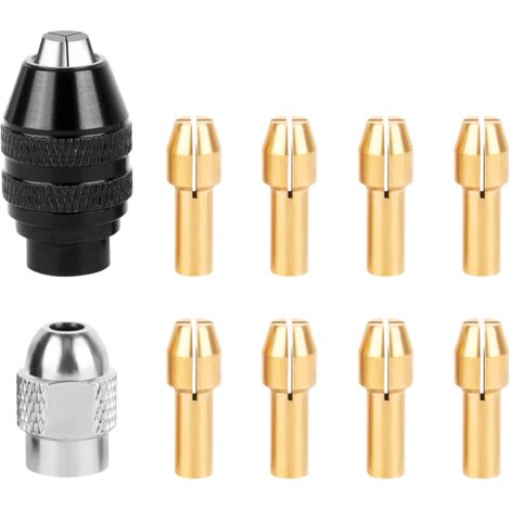 16-teiliges Bohrfutter-Set Mit Spannzangen – 0,5–3,2 Mm, Kompatibel Mit Dremel 4486/4485 – Für Schleifen, Bohren & Gravieren