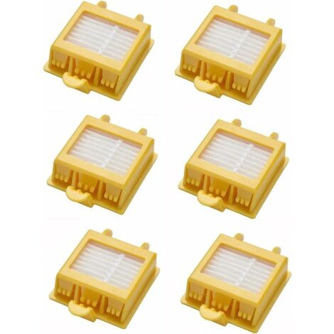 6-teiliges Ersatzfilter-Zubehörset für Staubsauger der Serie iRobot Roomba 700 760 770 780 790 700 (1/5)