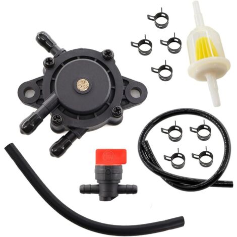 DOLASO Kraftstoffpumpen-Set + Kraftstoffhähne + Filter + Schlauch + Klemmen für Honda GC135 GC160 GC190 GCV520 GCV530 GX610 Serie Outlander 330 400 16700-Z0J-003 (1/5)