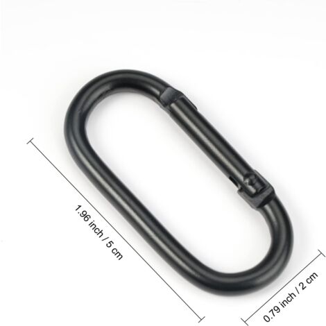 Mil-Tec Schlüsselanhänger Mit Molle-Karabiner Schwarz Kaufen