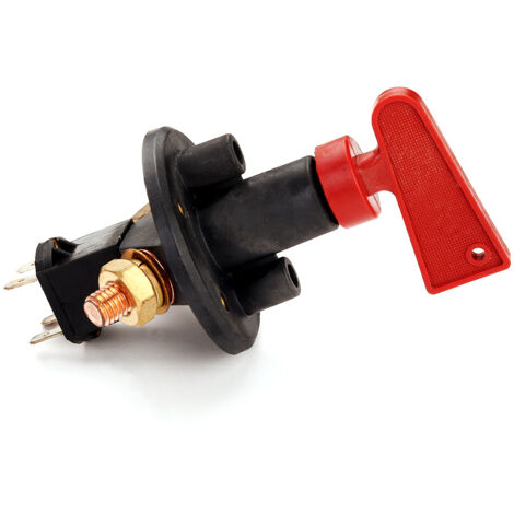 Greluma 50A Batterie-Trennschalter Für 12V-24V – EIN/AUS-Schalter Für Auto, Boot, Wohnwagen