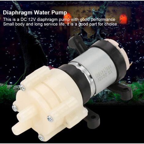 12V Mini Membranpumpe Für Teemaschine & Aquarium | DC Wasserpumpe 1,5-2L/min