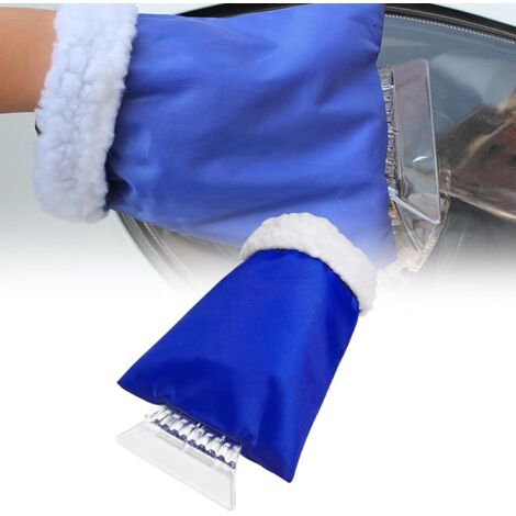 Eiskratzer mit Handschuh fürs Auto, Eiskratzer fürs Auto, Auto-Windschutzscheiben-Schaber, Auto-Schneekratzer, Frost-Rakel, Auto-Windschutzscheiben-Schaber, Autofenster (1/4)