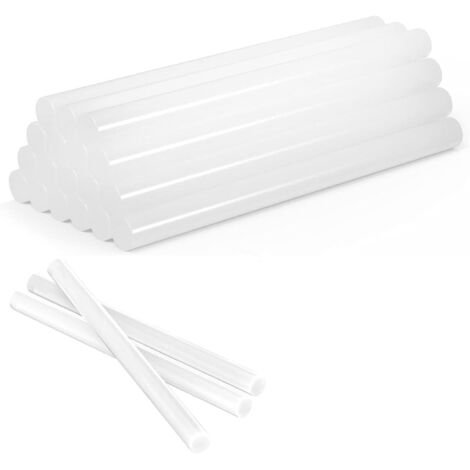 30 Stück Heißklebesticks Ø 7mm x 150 mm, Heissklebepistole Klebesticks, Transparente Schnelltrocknend Heißkleber, Klebepistole Sticks für Heimwerken Reparieren zum Kleben von Holz, Keramik (1/5)