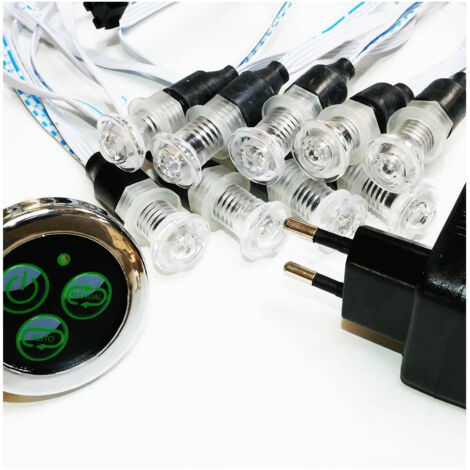 Menge von 9 leuchtet 12V für alle Feuchtgebiete IP68 wasserdicht Farbtherapie 2 (1/5)