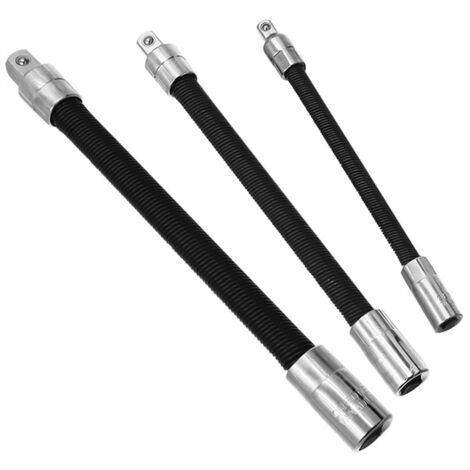 3-Teiliger Elektrischer SchraubenschlüSsel, Elastische Pleuelstange, Universelle Flexible Welle, SchnellratschenschlüSsel, FederverläNgerungsstange (1/5)