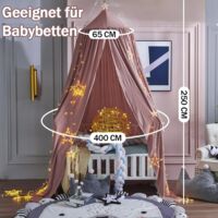 Prinzessinnen-Betthimmel Mit Moskitonetz – Spielzelt, Baldachin Für Mädchen
