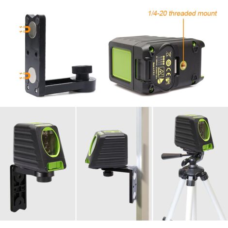 Huepar Self leveling rotary laser level Red Box1R 98ft 30m Cross Line Laser Level