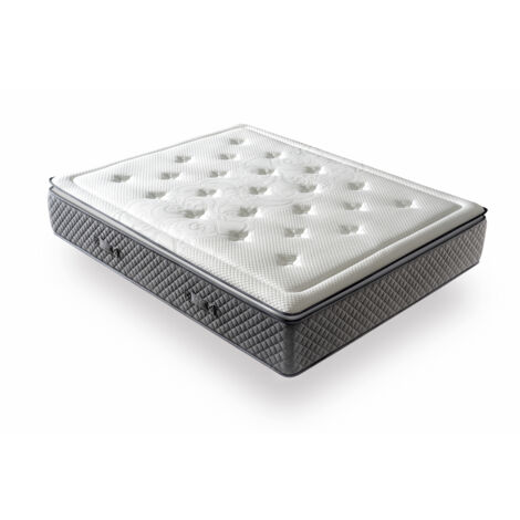 Matelas Mousse 160x200 - Ferme - Réversible - Côté Été/hiver - H30 Cm (1/5)