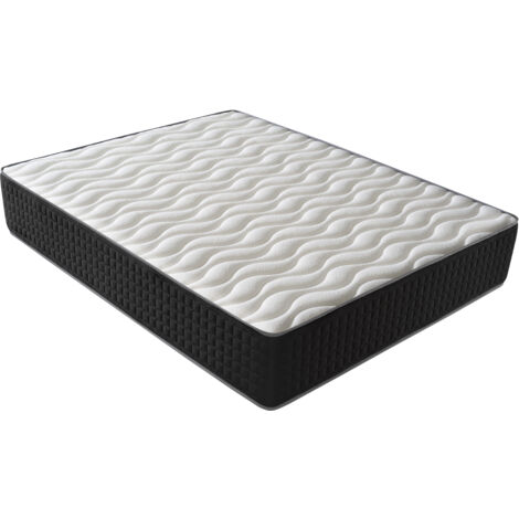 Matelas Mousse 160x200 - Ferme - Réversible - Côté Été/hiver - H30 Cm (1/8)