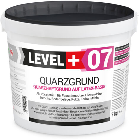 LEVEL+ Quarzgrund Grundierung Putzhaftgrund Holz OSB L+07 - 7KG