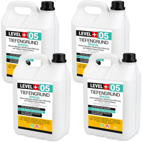 LEVEL+ Tiefengrund Spezial mit Kaliwasserglas Silikat L+05 - 20L