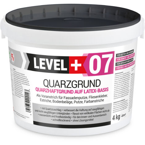 LEVEL+ Quarzgrund Grundierung Putzhaftgrund Holz OSB L+07 - 4KG