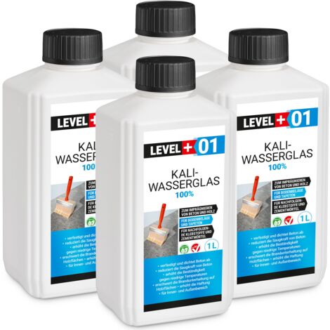 LEVEL+ Kaliwasserglas Unverdünnt Grundierung L+01 - 4L