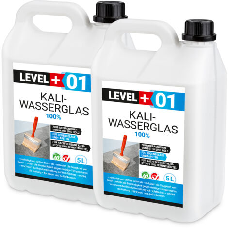LEVEL+ Kaliwasserglas Unverdünnt Grundierung L+01 - 10L