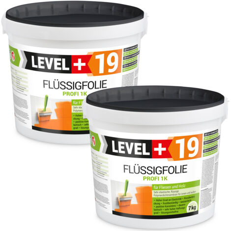 LEVEL+ Flüssigfolie Dichtfolie Abdichtung Holz L+19 - 14KG