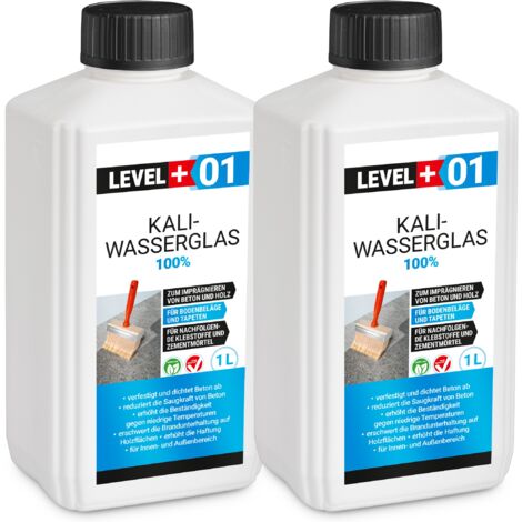 LEVEL+ Kaliwasserglas Unverdünnt Grundierung L+01 - 2L