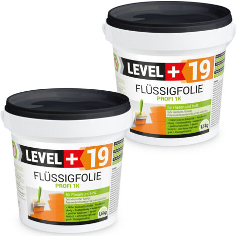 LEVEL+ Flüssigfolie Dichtfolie Abdichtung Holz L+19 - 3KG
