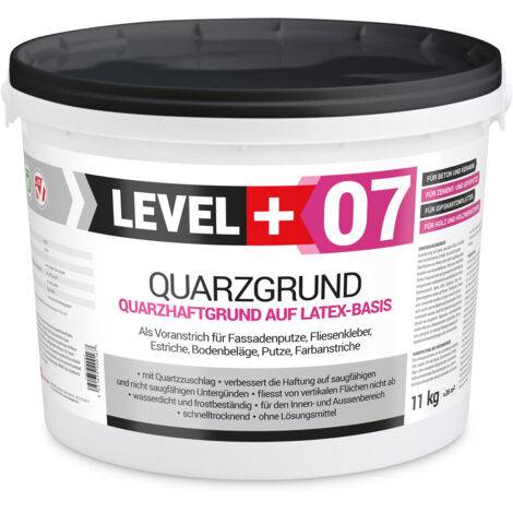 LEVEL+ Quarzgrund Grundierung Putzhaftgrund Holz OSB L+07 - 11KG