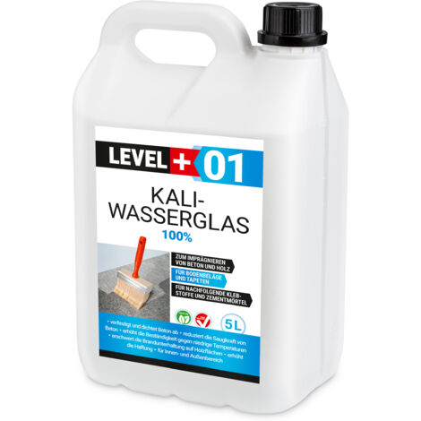 LEVEL+ Kaliwasserglas Unverdünnt Grundierung L+01 - 5L