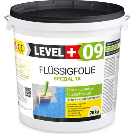 LEVEL+ Flüssigfolie Abdichtung Dichtfolie Flexibel L+09 - 20KG