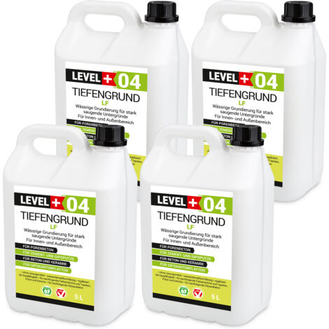 LEVEL+ Universal Grundierung Acryl Tiefgrund Haftgrund L+04 - 20L