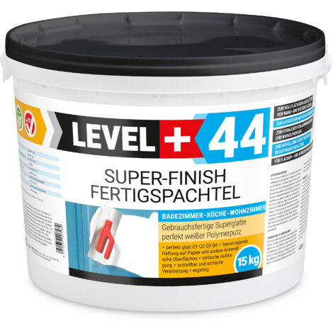 LEVEL+ Fertigspachtel Spachtelmasse Finish Masse Q4 L+44 - 15KG