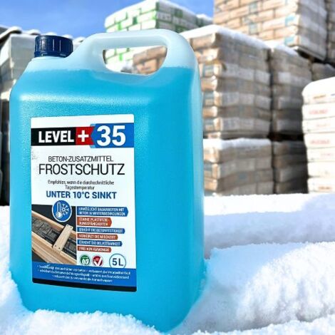 Beton-Zusatzmittel Set 20L Profi Bodenlegerkelle Zweiseitig Halbrund SET353