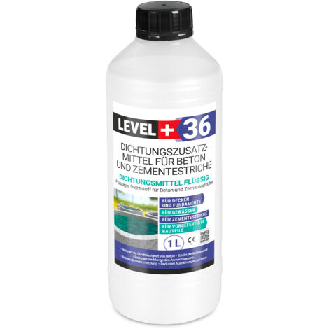LEVEL+ Dichtsungsmittel Flüssig für Beton und Zementestriche L+36 - 1L