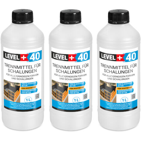 LEVEL+ Trennmittel für Formen und Schalungen Gips- Betontrennmittel L+40 - 3L